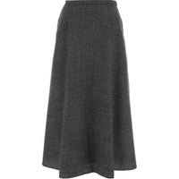DIOR Casual Long Skirts Women's Gray