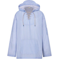 DIOR Striped Hooded Shirt