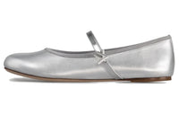 LOUIS VUITTON Romy Flat Mary Jane Shoes Women's Silver