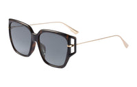 DIOR Subject To Official Website Square Sunglasses Women's Tortoiseshell