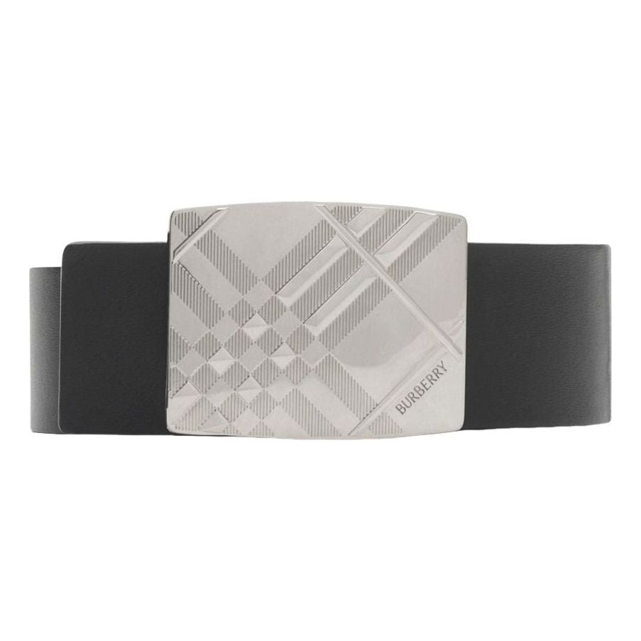 Burberry 26 Reversible Engraved Check Belt 'Black' 81199991