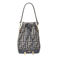 (WMNS) Fendi FW25 Mon Tresor FF Jacquard Mini-Bag 'Blue' 8BS109AUT4F1UJ5