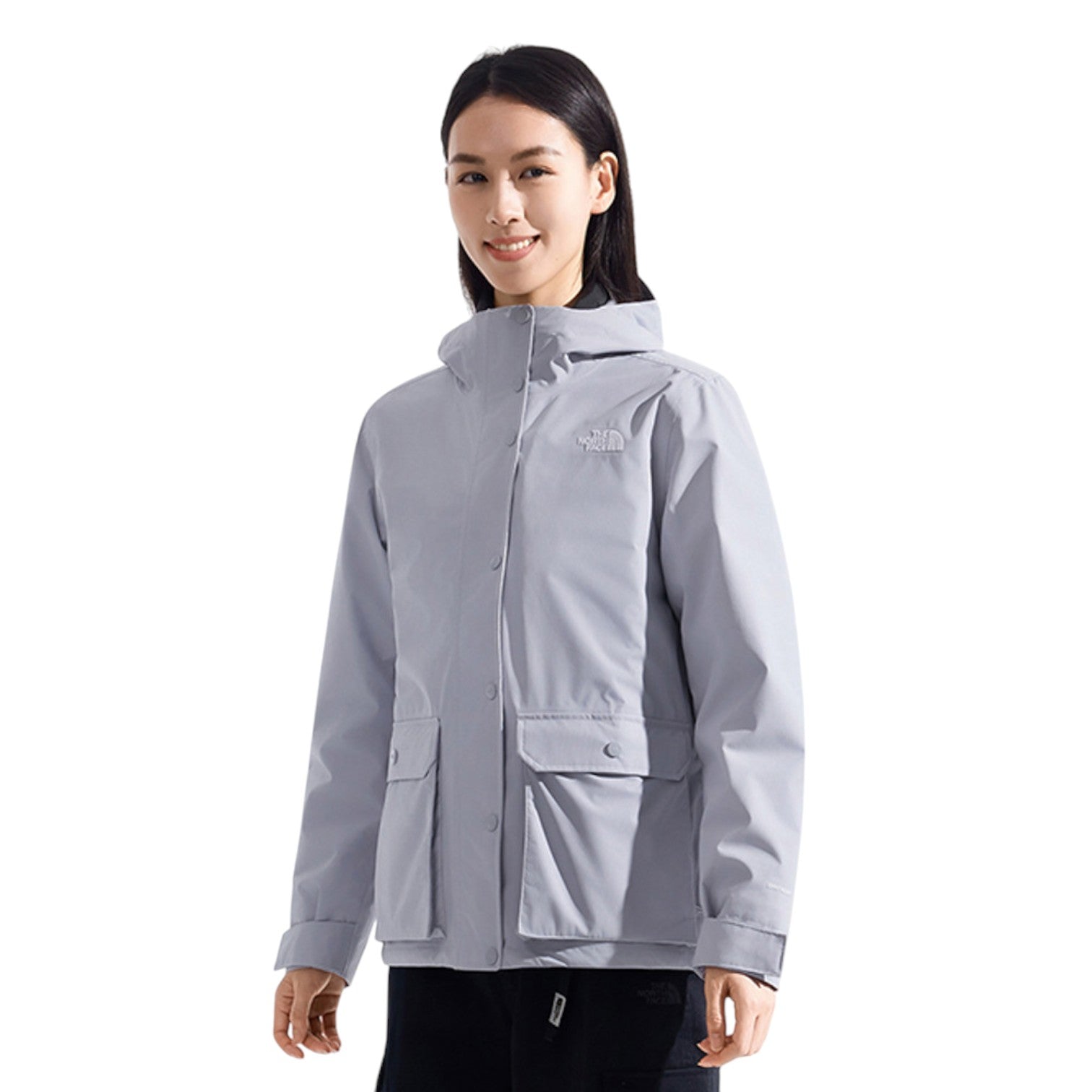 (WMNS) THE NORTH FACE Dryvent Waterproof 3-in-1 Jacket 'Blue Flax Black' NF0A8GK7-D0P