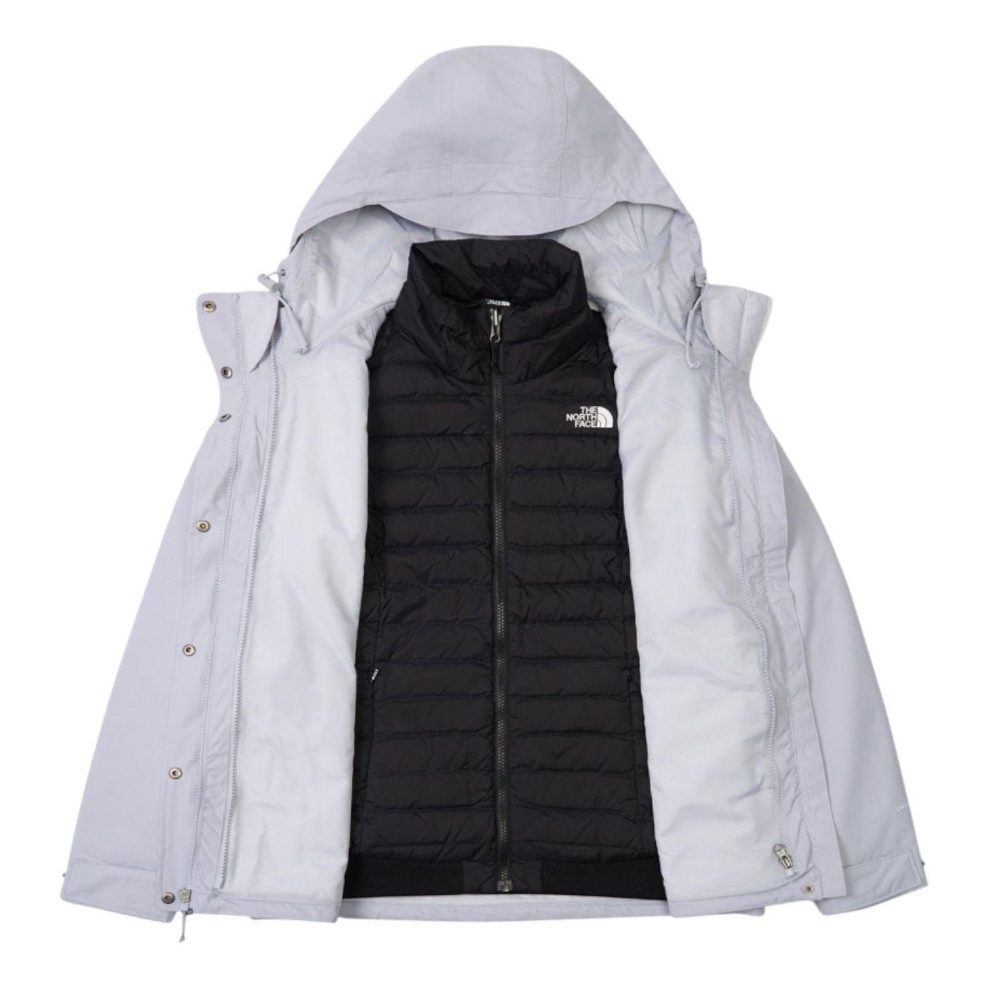 (WMNS) THE NORTH FACE Dryvent Waterproof 3-in-1 Jacket 'Blue Flax Black' NF0A8GK7-D0P