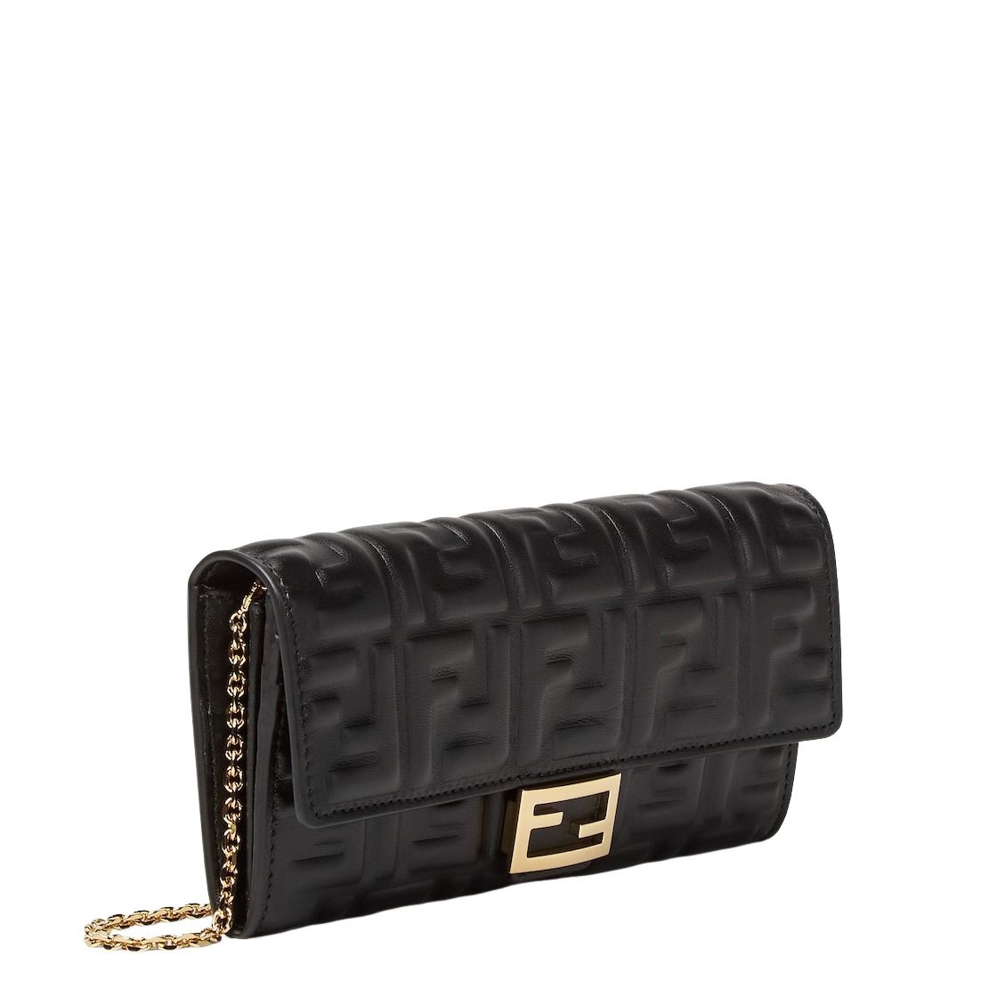 (WMNS) Fendi SS26 Baguette Continental With Chain 'Black' 8M0365AAJDF0KUR