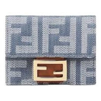 (WMNS) Fendi FW25 Baguette Tri-Fold Wallet 'Blue' 8M0395AUT4F1SXQ