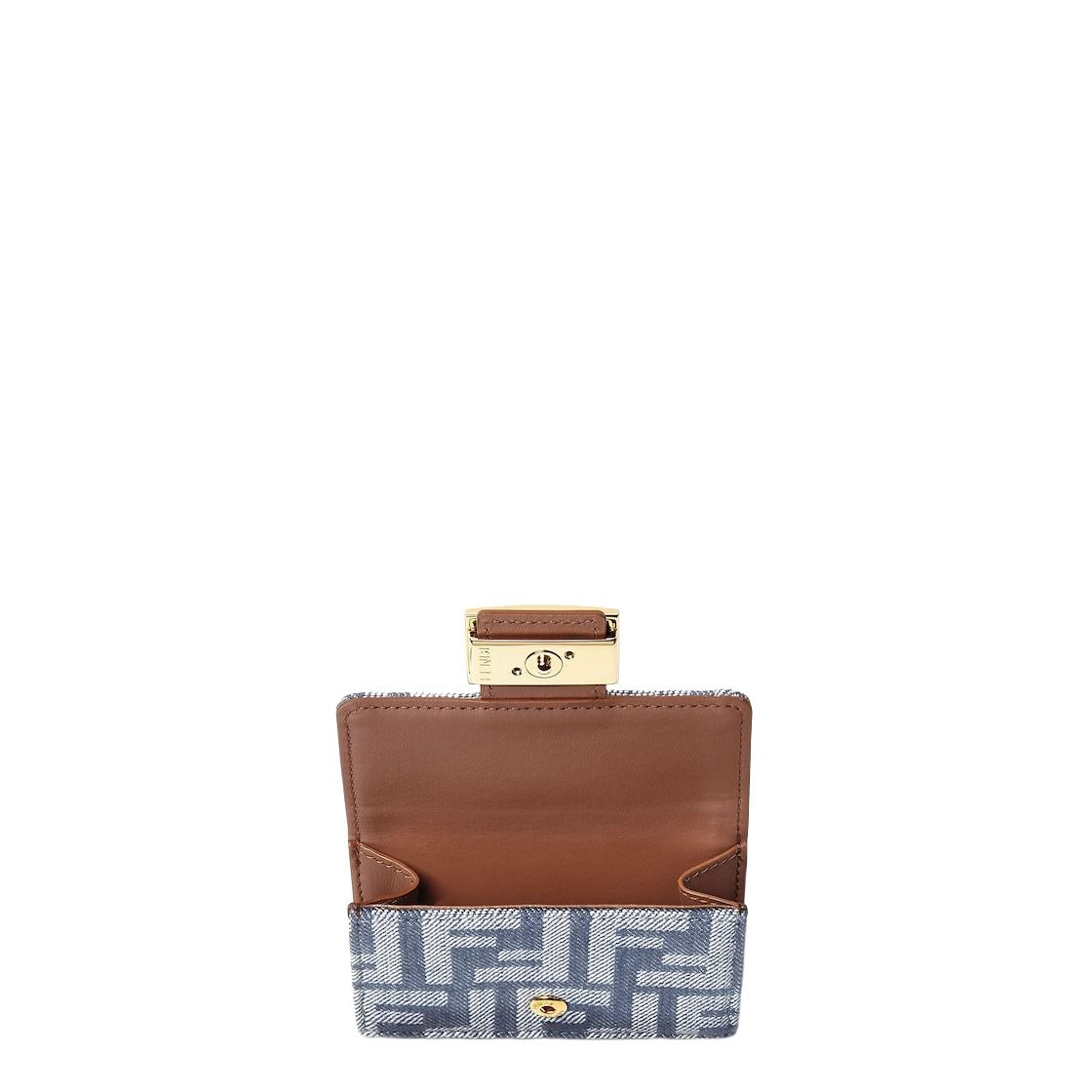 (WMNS) Fendi FW25 Baguette Tri-Fold Wallet 'Blue' 8M0395AUT4F1SXQ