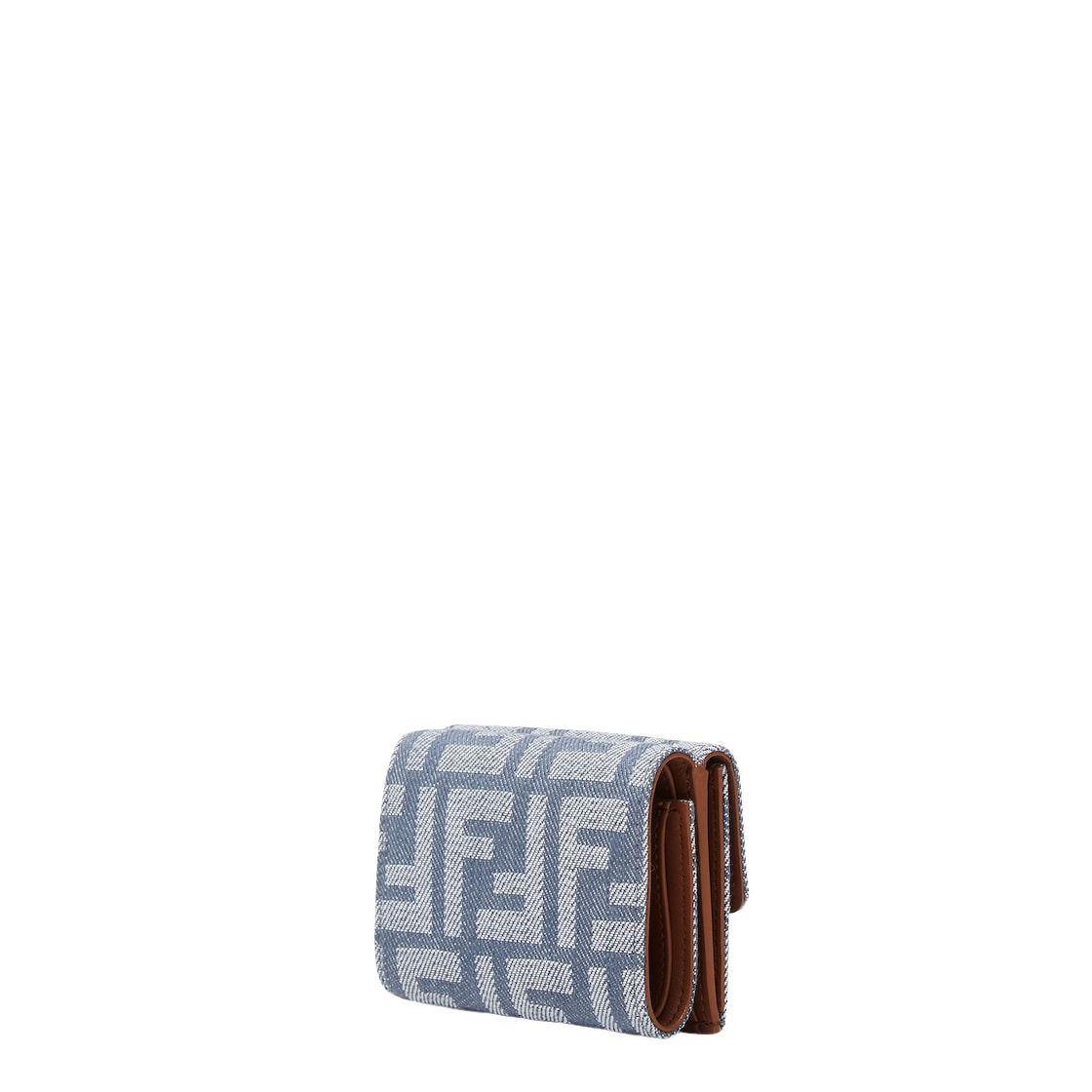 (WMNS) Fendi FW25 Baguette Tri-Fold Wallet 'Blue' 8M0395AUT4F1SXQ