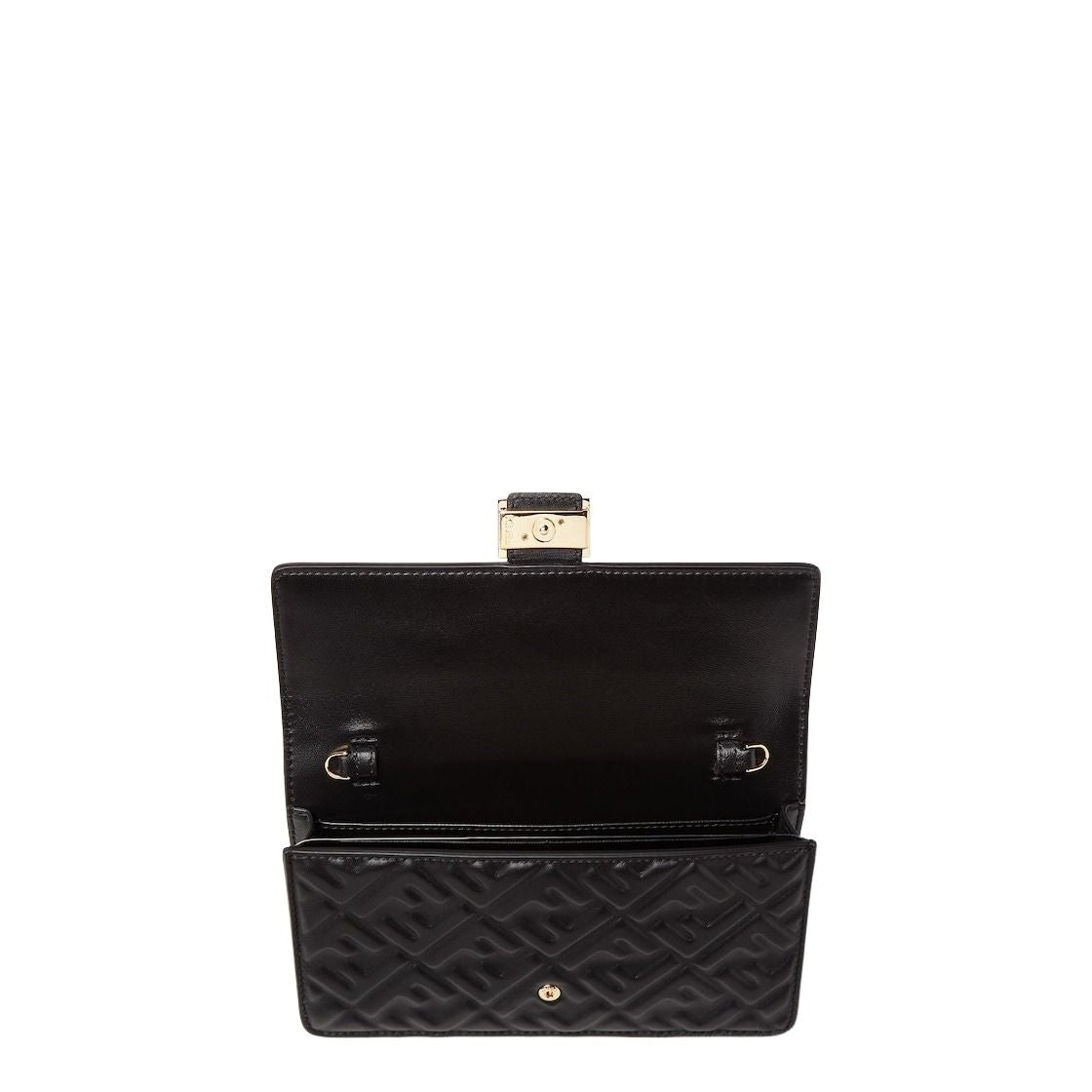 (WMNS) Fendi SS26 Wallet On Chain Baguette 'Black' 8M0498AAJDF0KUR
