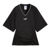 (WMNS) PUMA Future.Puma.Archive Slim Soccer Jersey 'PUMA Black' 634624-01