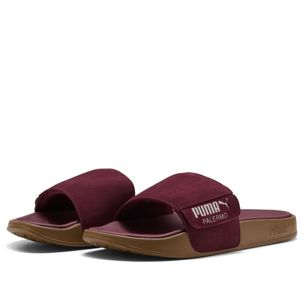 PUMA Leadcat 2.0 Palermo Foil Slides 'Ruby Shimmer' 399041-08