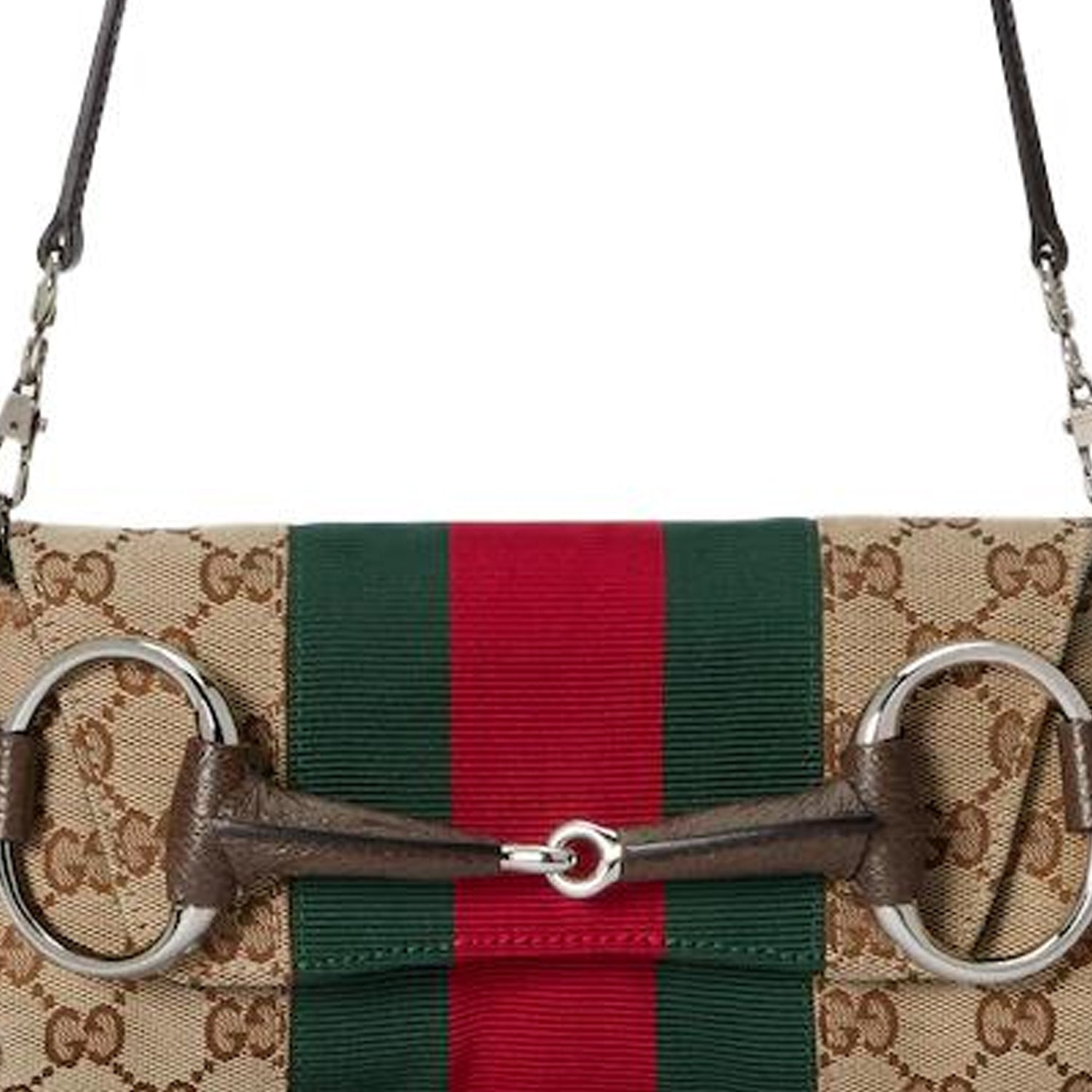(WMNS) Gucci Horsebit Chain Small Shoulder Bag 'Being Ebony' 764339-FACM2-8747