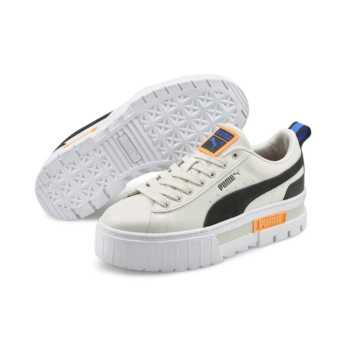 (WMNS) PUMA Mayze 'Vaporous Grey Neon Citrus' 381983-29
