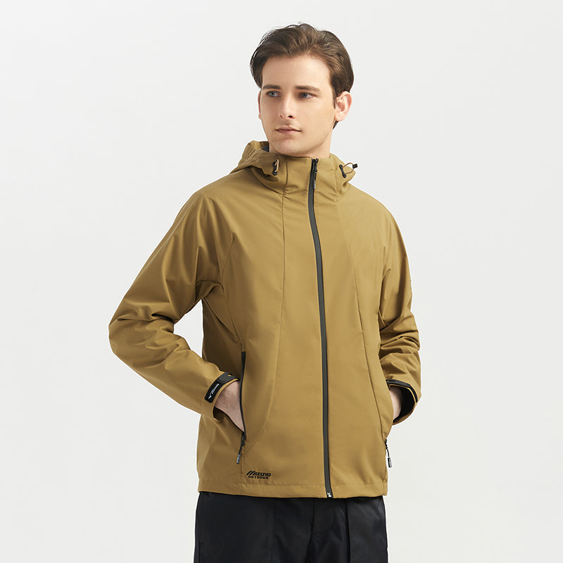 Mizuno Outdoor Windbreaker Jacket 'Brown' A2CC3105