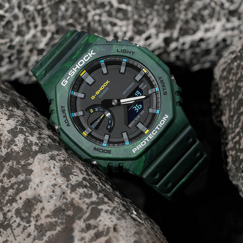 CASIO G-Shock Analog-Digital 'Green' GA-2100FR-3APR