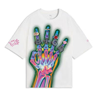 PUMA x Flau’jae Oversized Graphic T-Shirt 'PUMA White' 635651-01