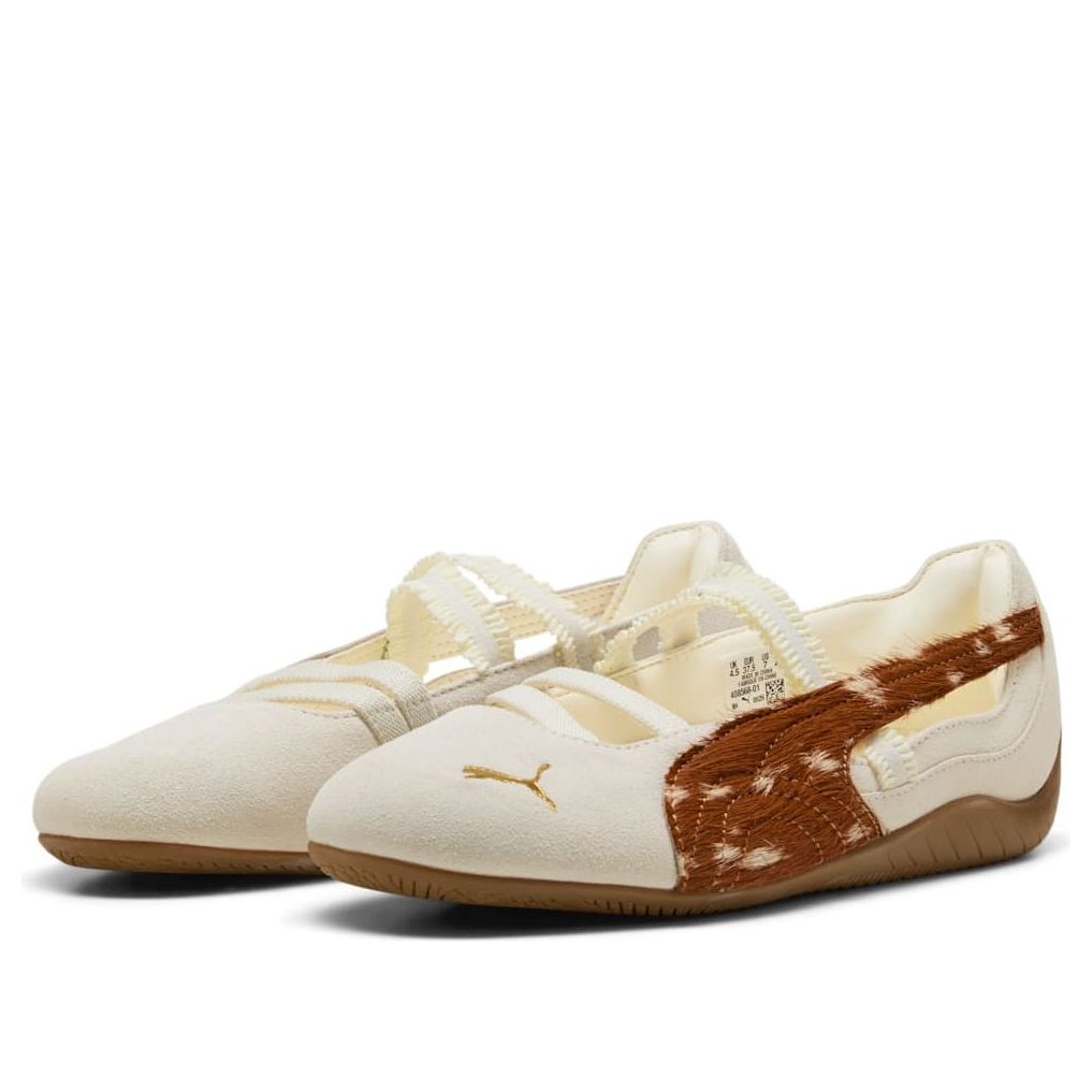 (WMNS) PUMA Speedcat Ballet 'Doelette White Caramel Latte' 408568-01
