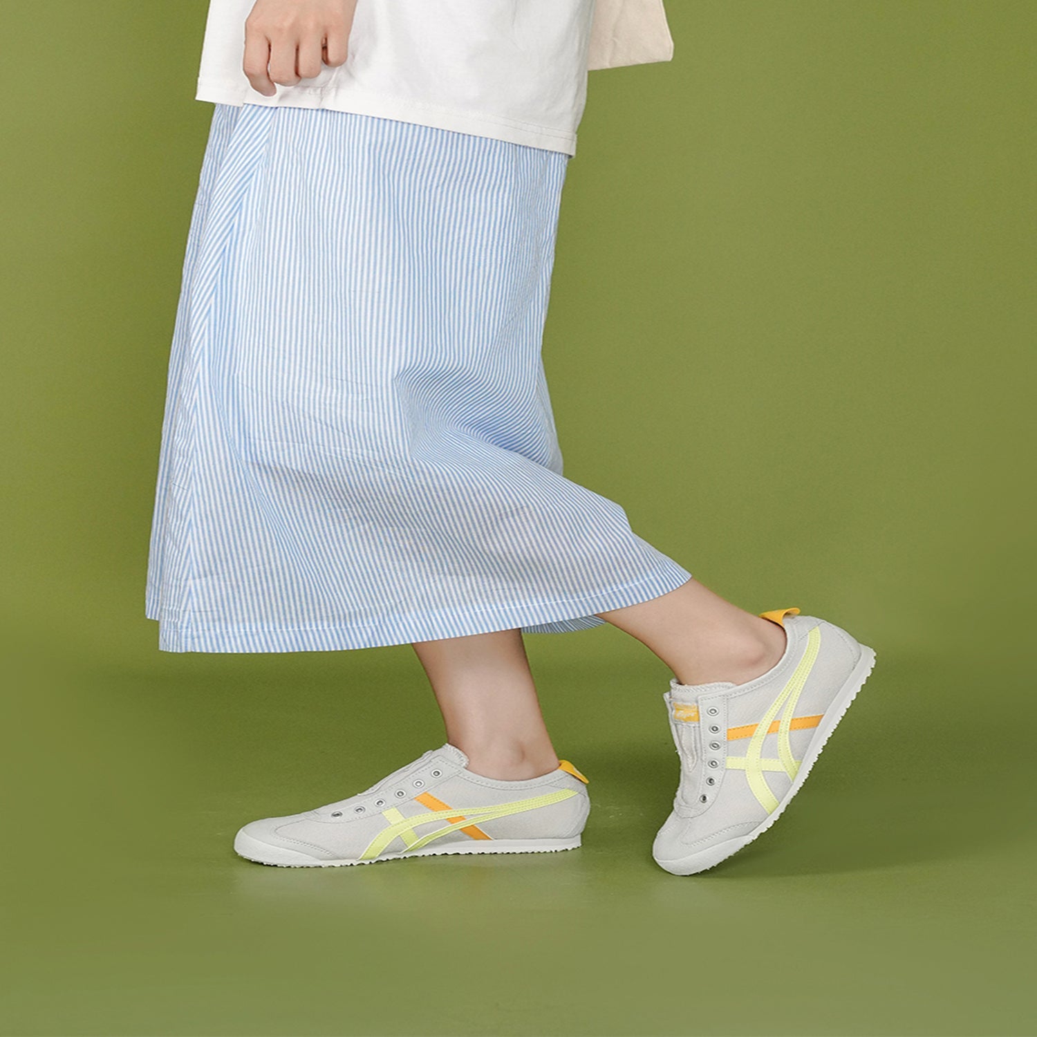 (WMNS) Onitsuka Tiger Mexico 66 'Grey Yellow' 1182A087-021