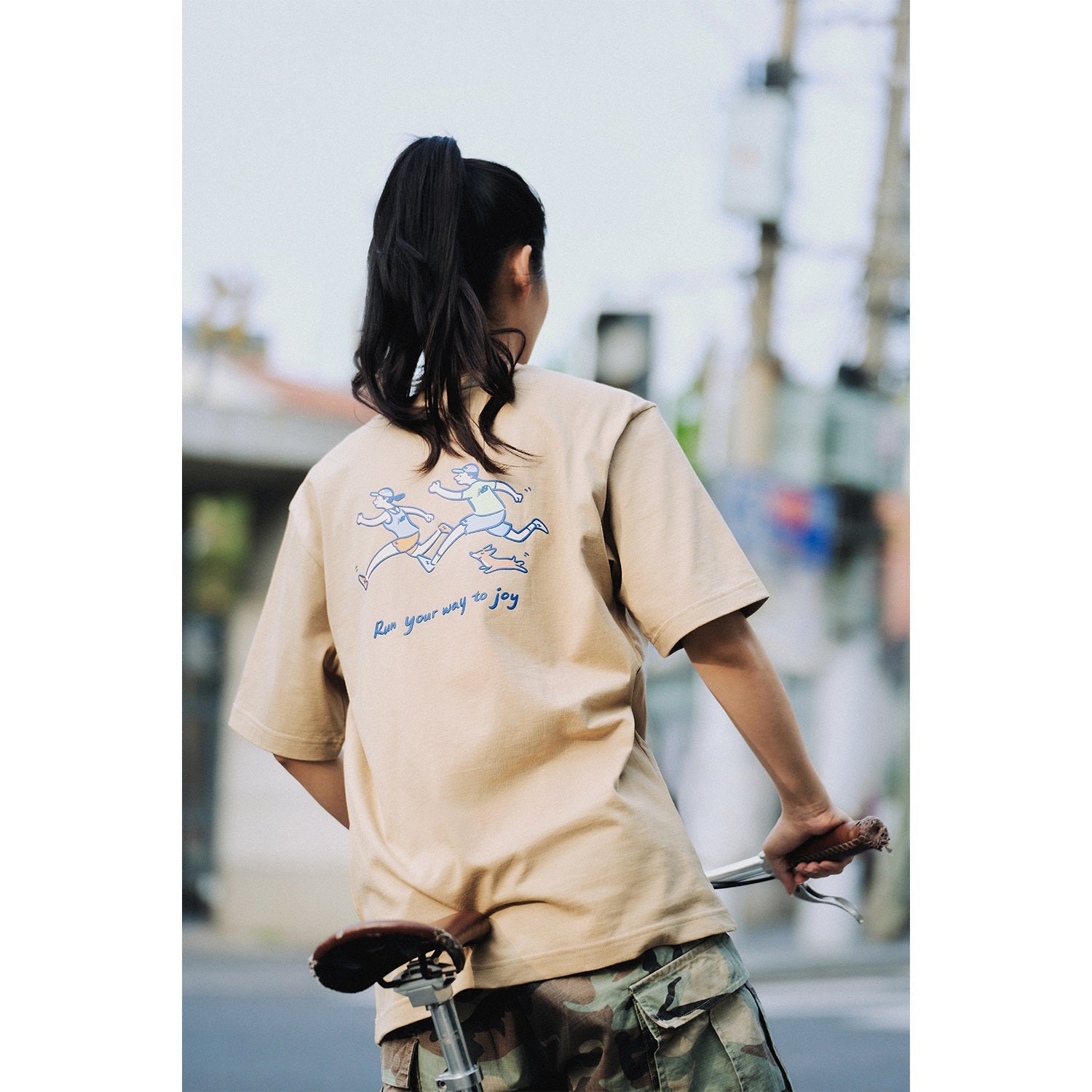 New Balance Running Graphic T-Shirt Asia Sizing 'Tan' NEE26121-LB