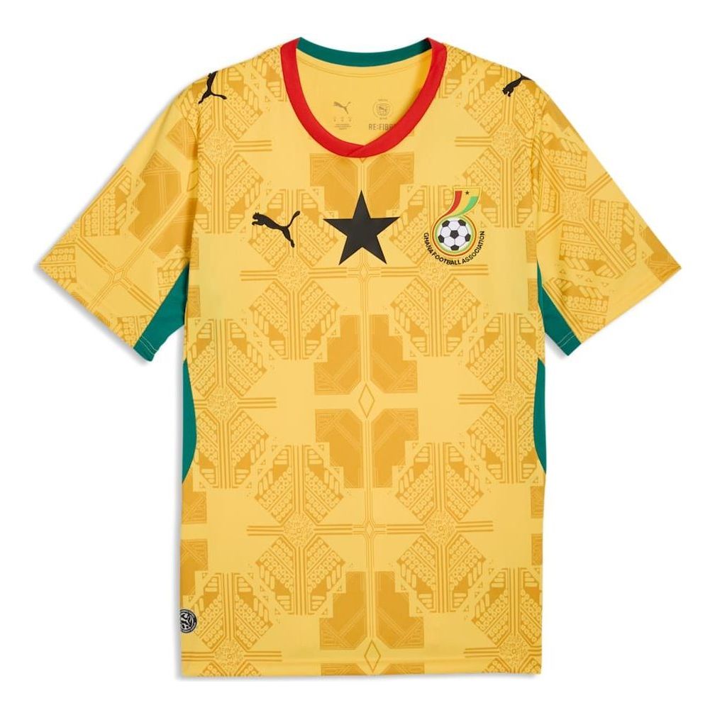 PUMA Ghana 2026 Away Jersey 'Sunny Yellow Archive Gold' 783425-02
