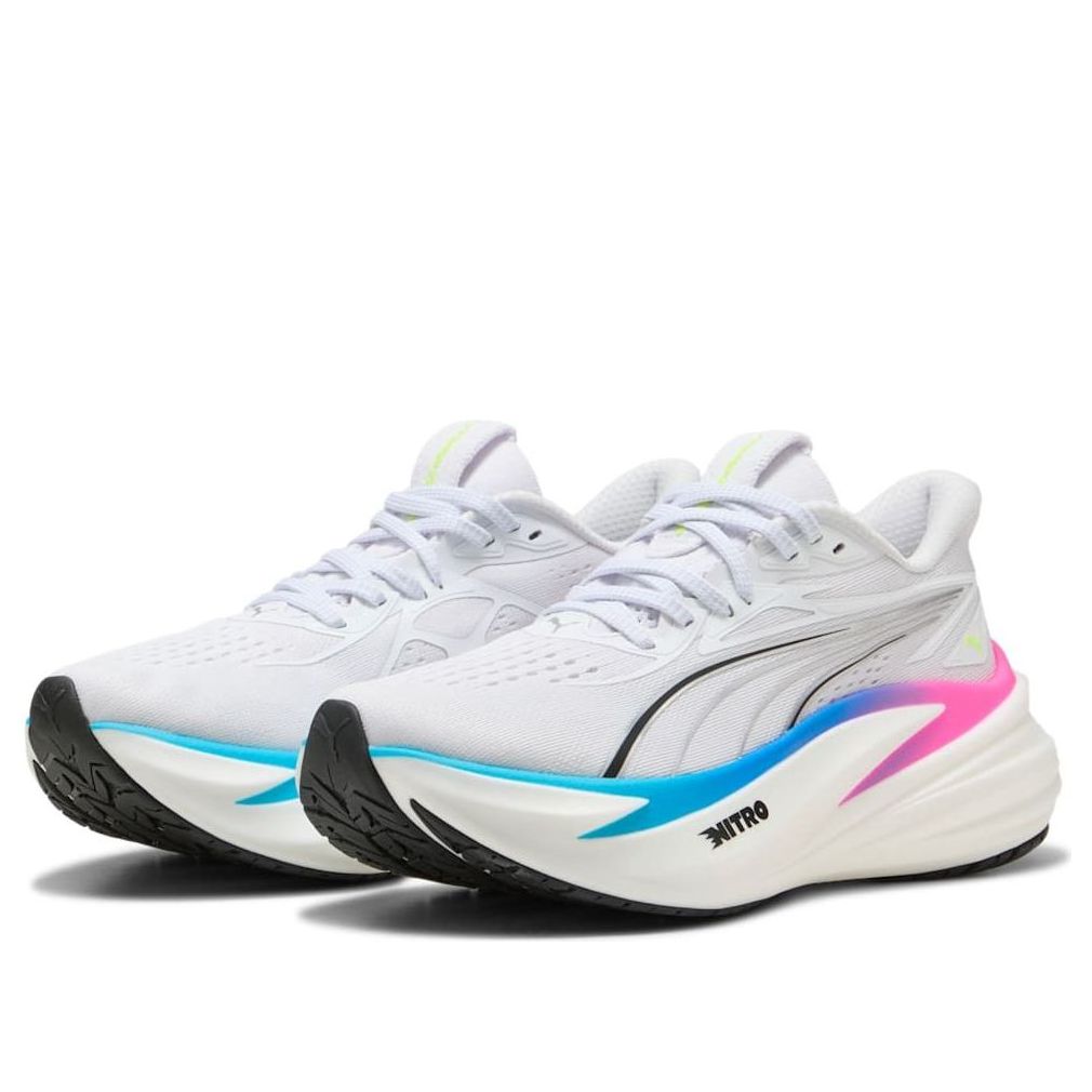 (WMNS) PUMA MagMax Nitro 2 'White Ultra Blue Pink' 312126-06
