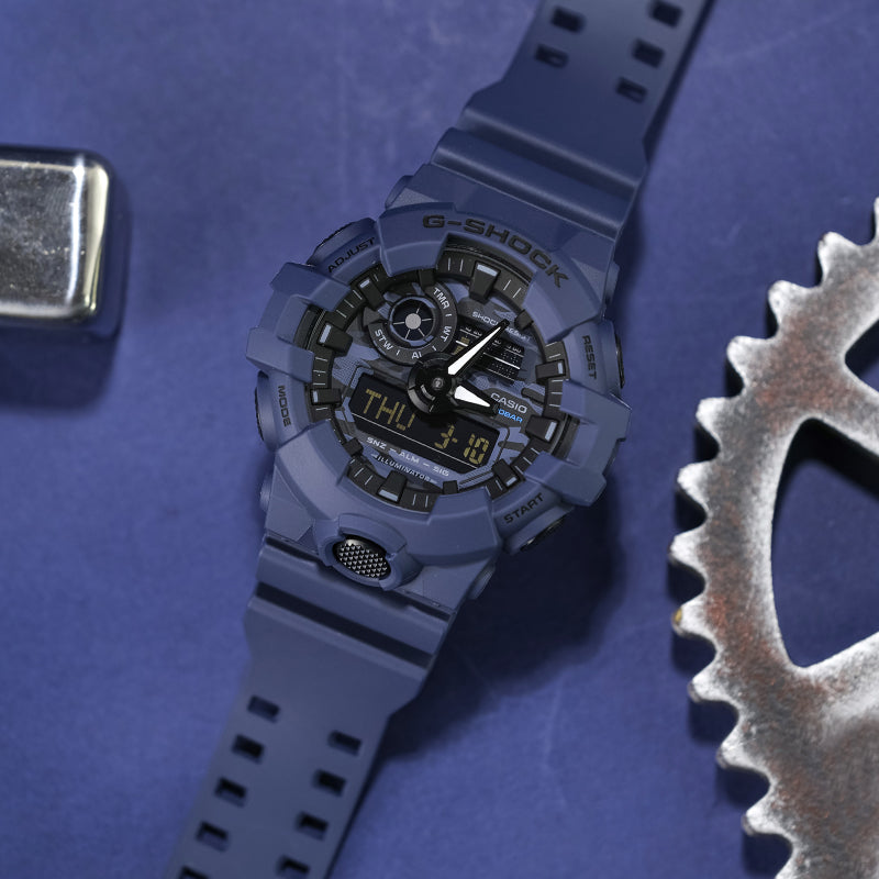 CASIO G-Shock Analog-Digital 'Blue' GA-700CA-2APR-BRAND