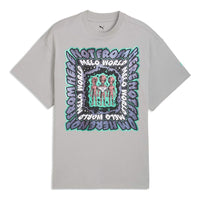 PUMA Melo World T-Shirt 'Gray Echo' 634606-02
