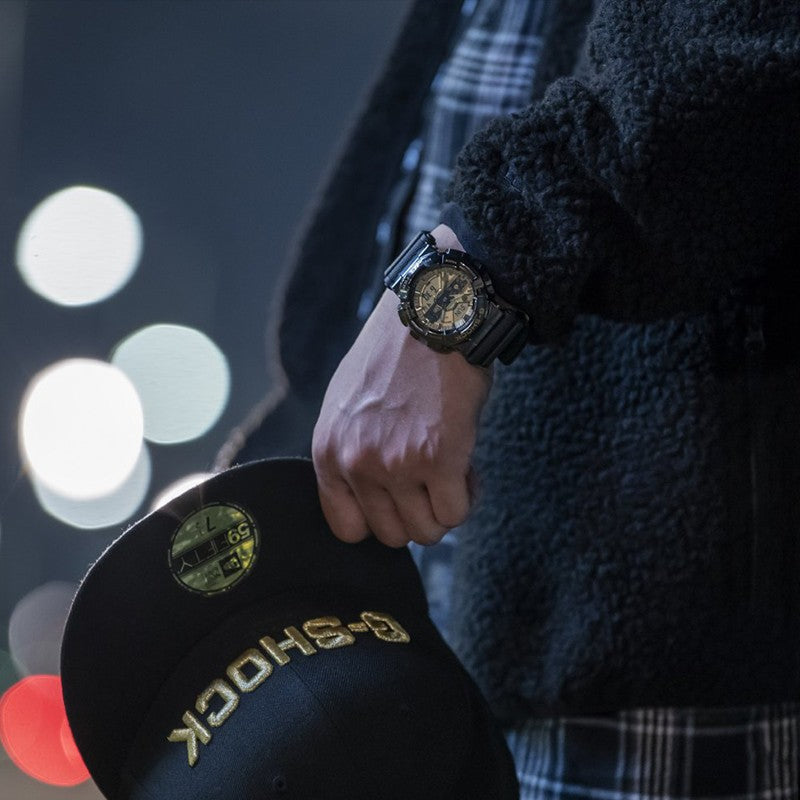 CASIO G-Shock Analog-Digital 'Black Gold' GM-110NE-1APR-PERSON