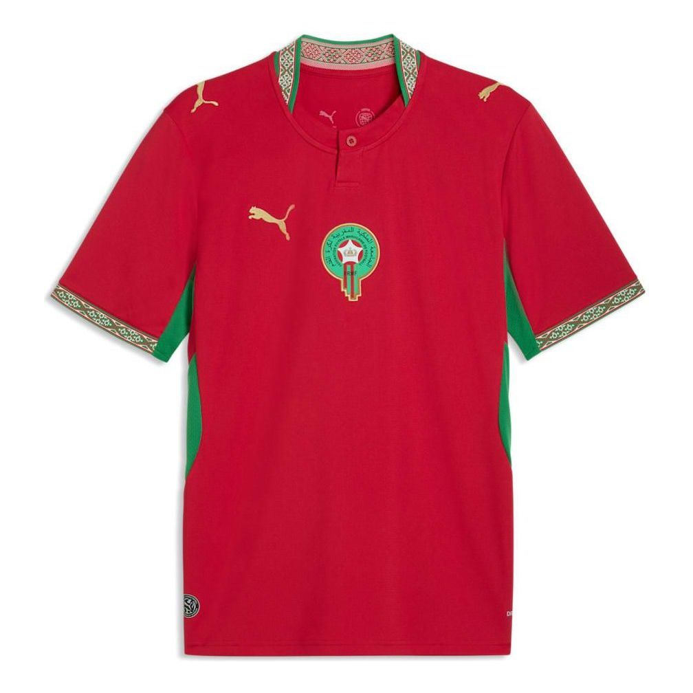 PUMA Morocco 2026 Home Jersey 'Fast Red Victory Gold' 783317-01
