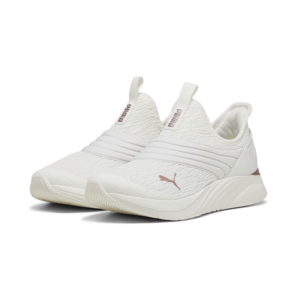 (WMNS) PUMA Softride Sophia 2 'Slip Metal - Warm White' 378789-02