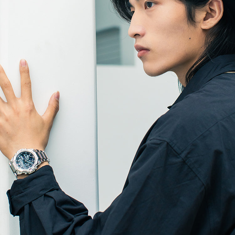 CASIO G-Shock Analog-Digital 'Silver' GST-B400D-1APFT