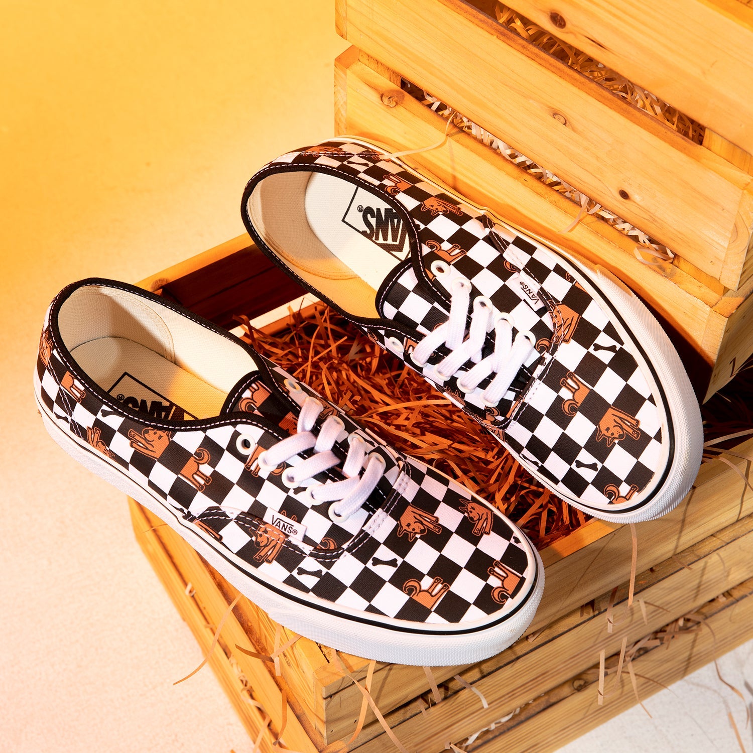 Vans Wallpaper Authentic 'Black White' VN0A5KS9BP6