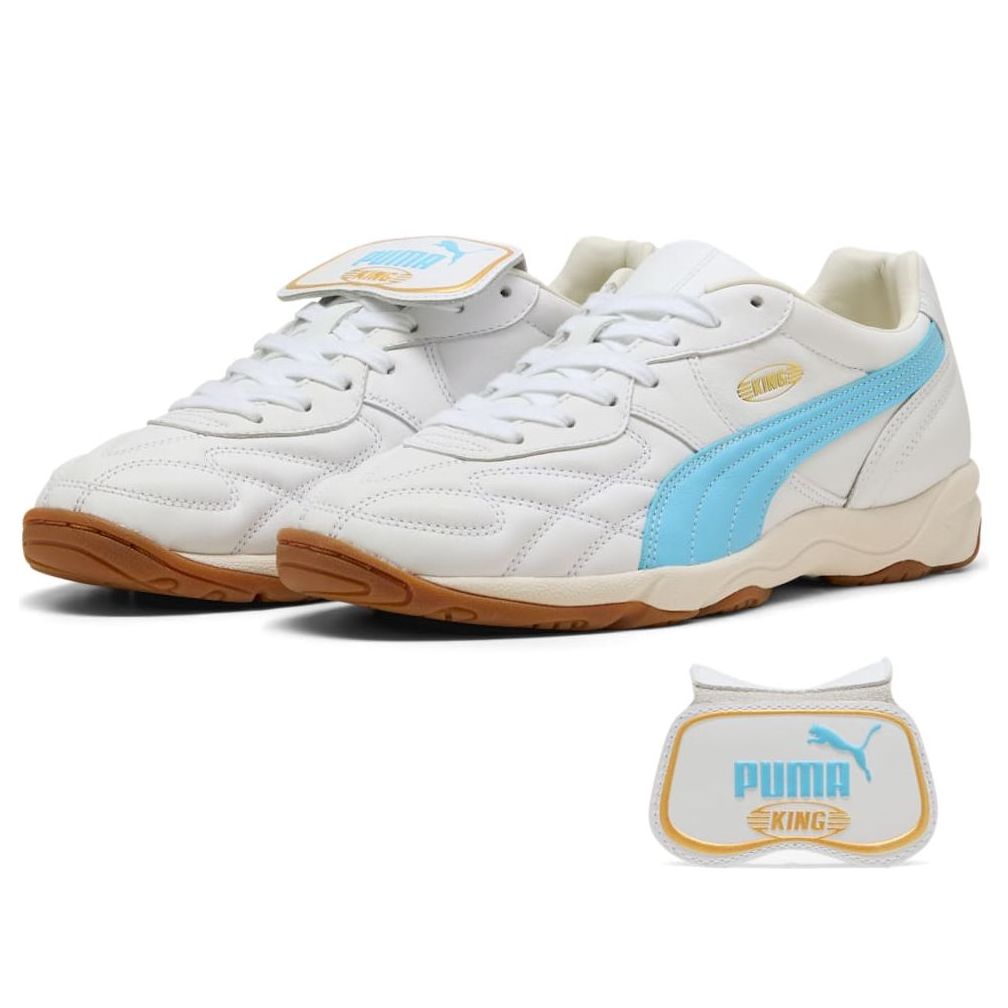 PUMA King Indoor 'White Light Blue' 401683-21