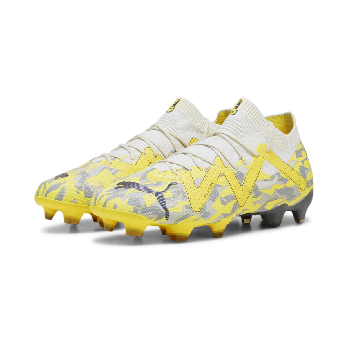 PUMA Future Ultimate FG AG 'Grey Yellow Blaze' 107355-04