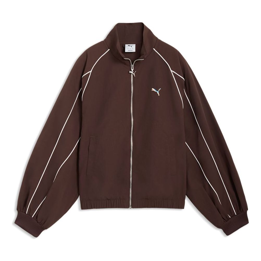 (WMNS) PUMA T7 Balloon Jacket 'Chocolate Brown' 634558-13