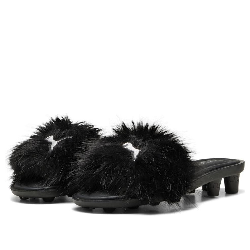 (WMNS) PUMA x FENTY Cat Cleat Sandals 'Chic Fur Black' 404768-02