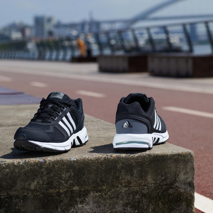adidas Equipment 10 Wear-resistant Shock Absorption Low Tops Sports Black White DA9375
