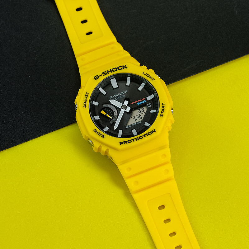 CASIO G-Shock Analog-Digital 'Yellow' GA-B2100C-9APR