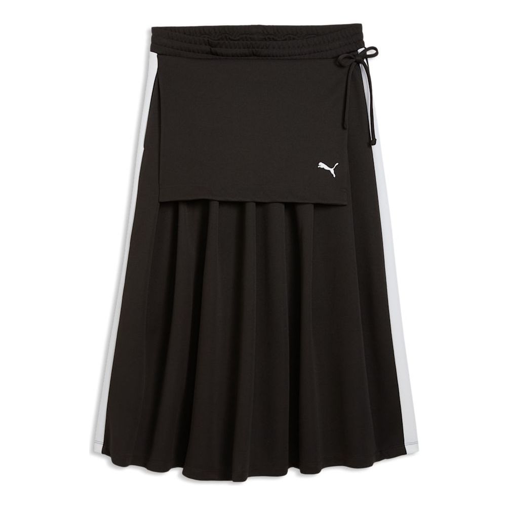 (WMNS) PUMA T7 Midi Pleated Skirt Women 'Black' 634622-01