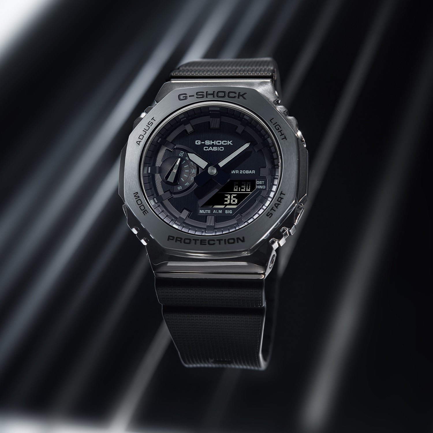 CASIO G-Shock Digital-Analog 'Black Titanium' GM-2100BB-1APR