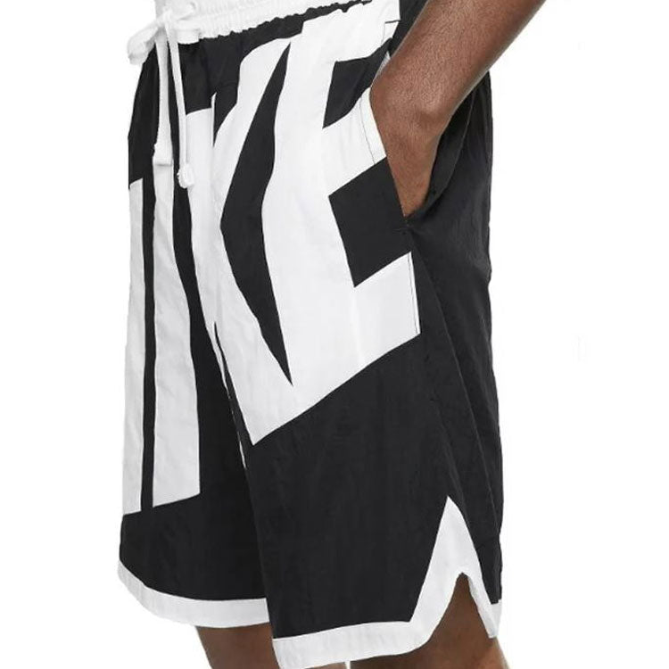Nike Retro Large Logo Sports Quick Dry Shorts Black White  AT3166-010