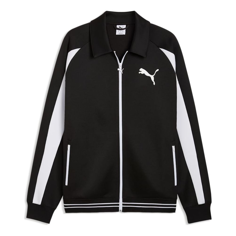 PUMA FW25 T7 Relaxed Track Jacket 'Black White' 636801-01