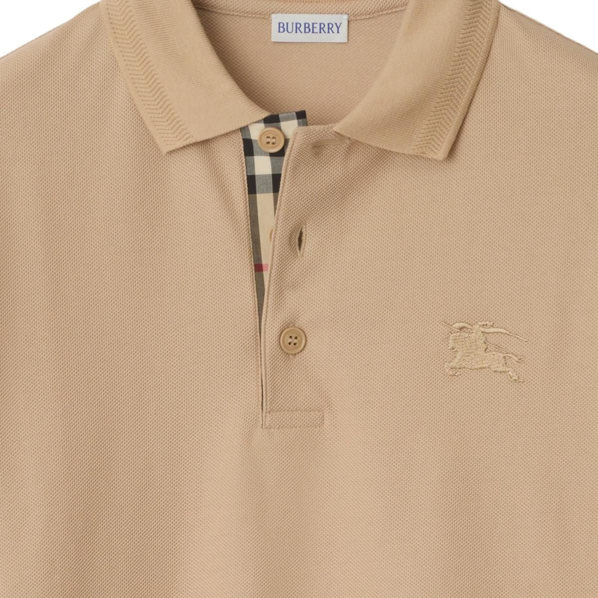 Burberry 26 Cotton Polo Shirt 'Soft Fawn Beige' 80991671