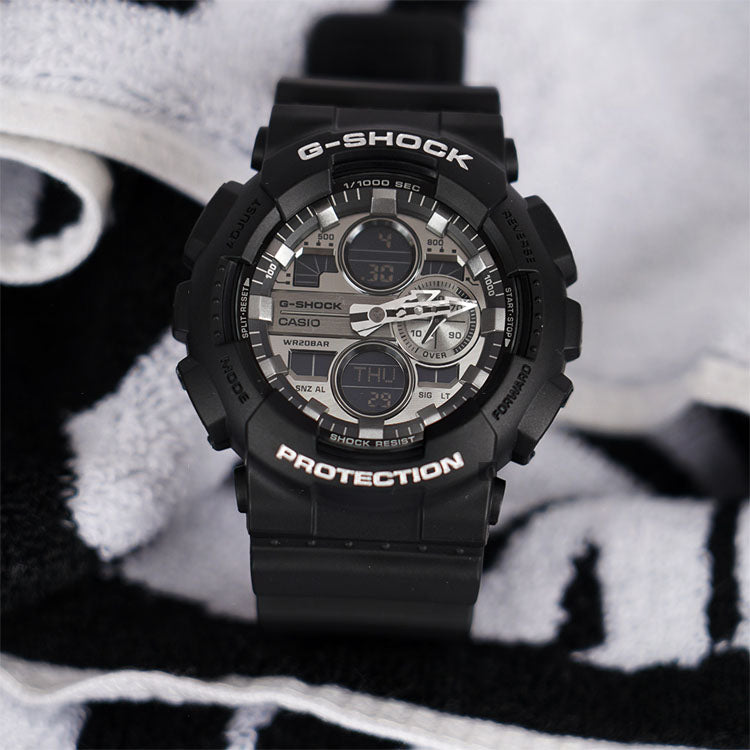 CASIO G-Shock Analog-Digital 'Black' GA-140GM-1A1