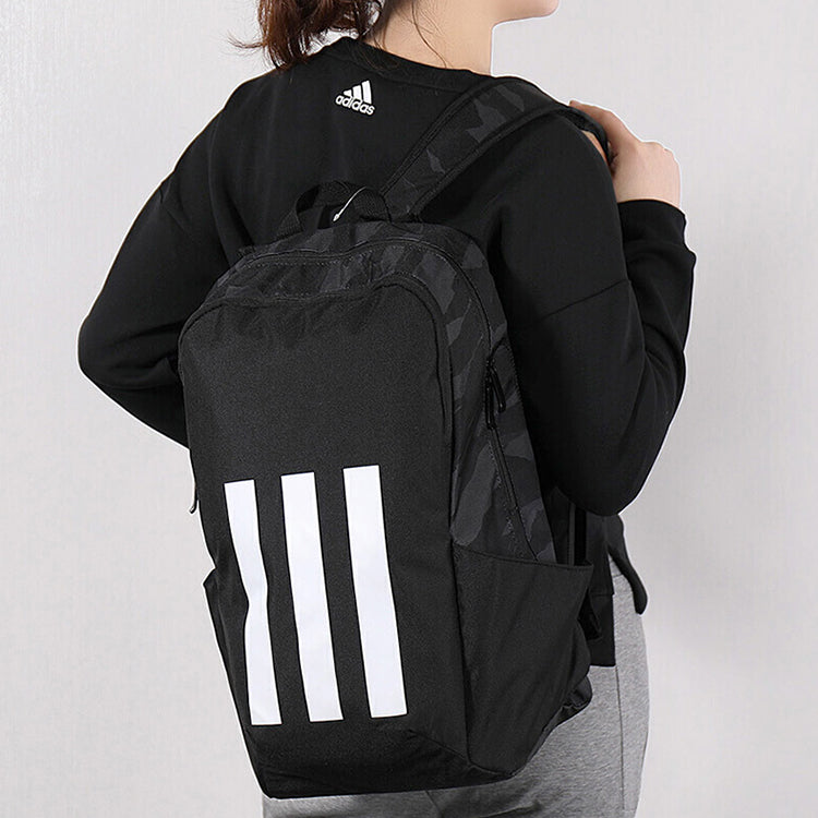 adidas 3-Stripes Parkhood Backpack 'Black White' DW4289
