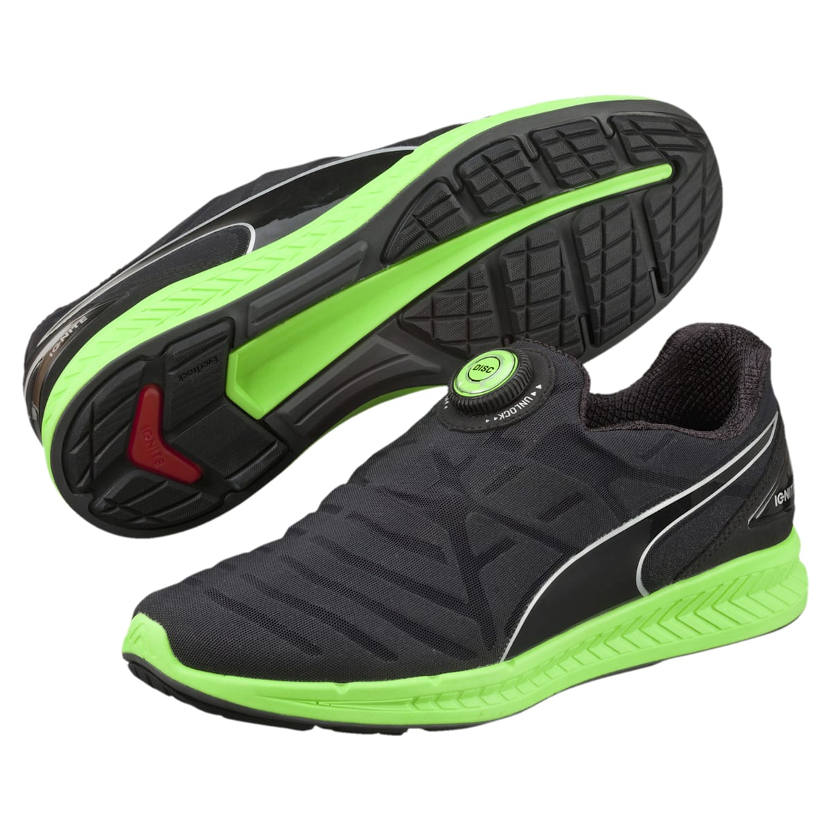 PUMA Ignite Disc 'Black Green Gecko' 188616-03