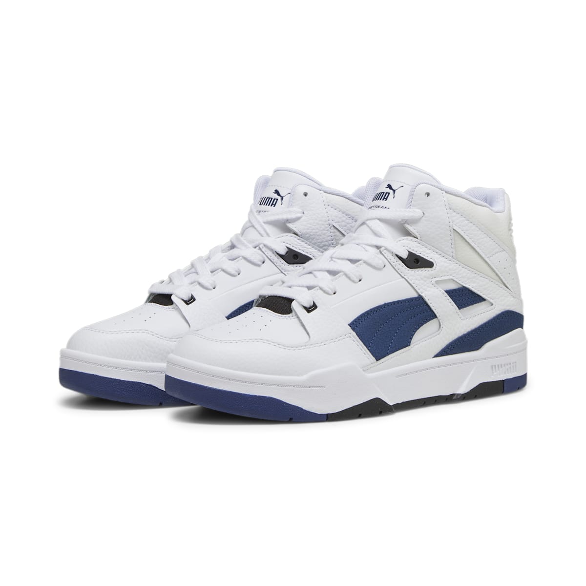 PUMA Slipstream High Cracked Leather 'White Navy' 393273-01