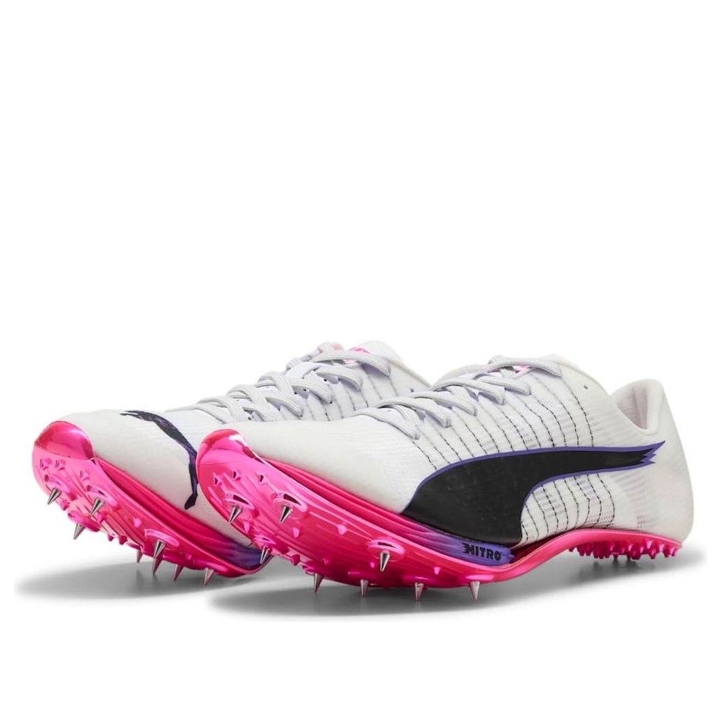 PUMA evoSPEED Sprint Nitro Elite 2 Digitokyo Spikes 'White Black Charm Pink' 312638-01
