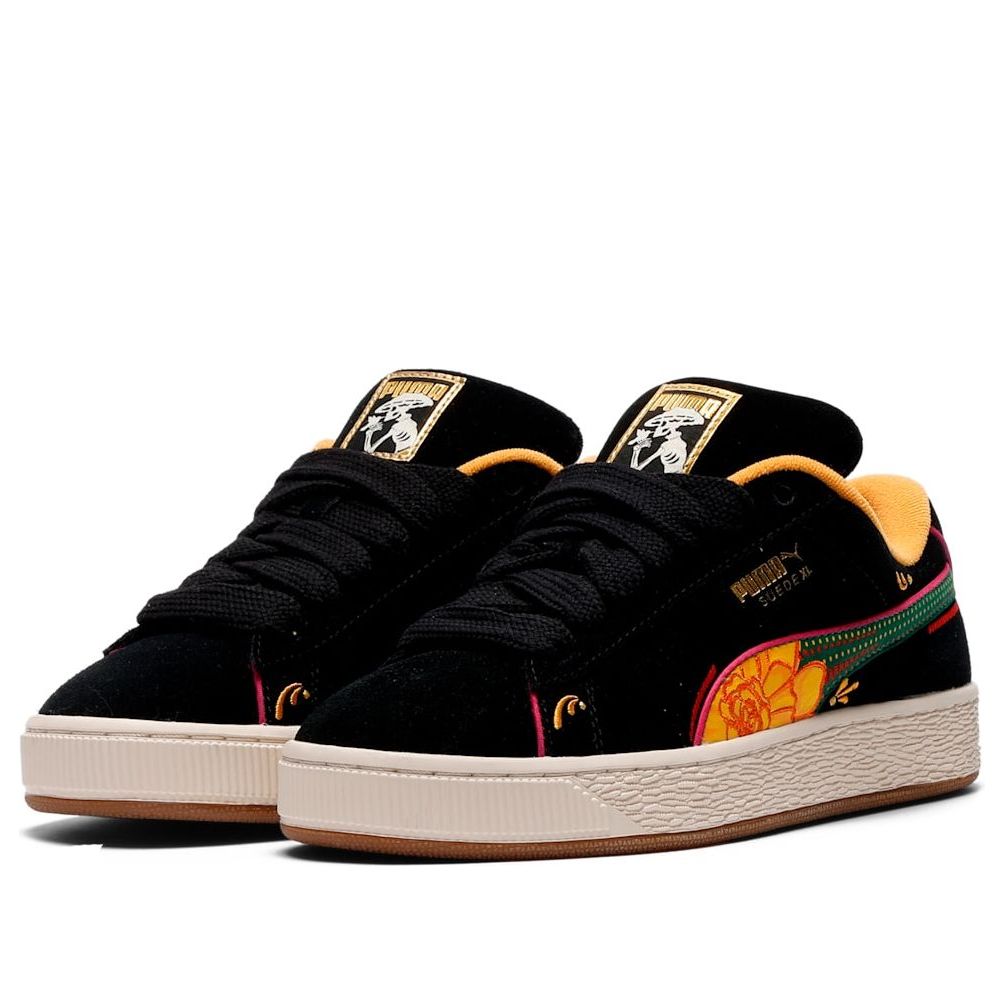 PUMA Suede XL La Catrina 'Black Yellow Sizzle Pinktastic' 404606-01