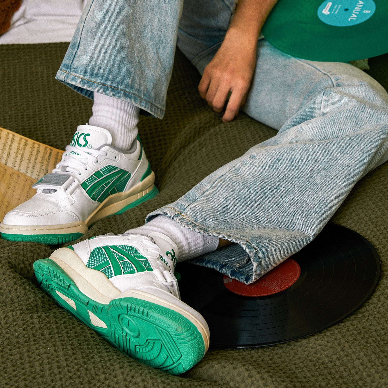 ASICS Gel-Spotlyte Low V2 'White Green' 1203A258-101